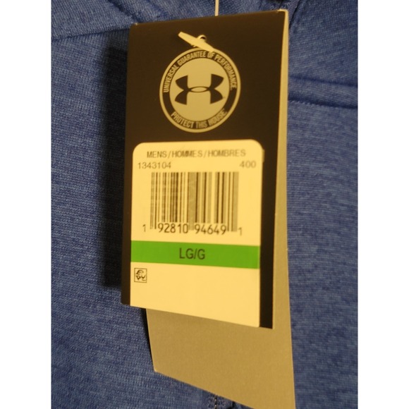 Under Armour Men's Cold Gear Loose Fit 1/4 Quarter Zip Pullover Gray L - Picture 4 of 8